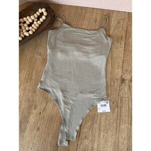 NWT American Eagle Sage Spaghetti Strap Bodysuit Size S